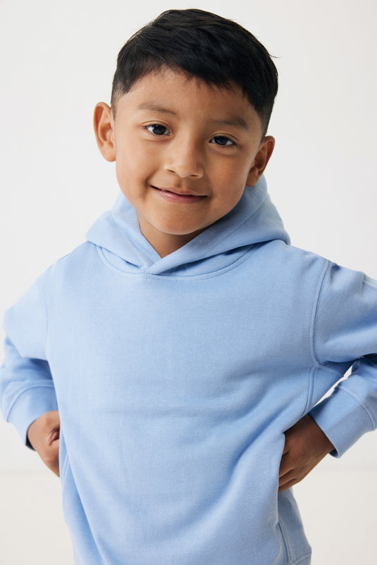 Kids recycled cotton hoodie with sidepockets - Custom Wood Designs
