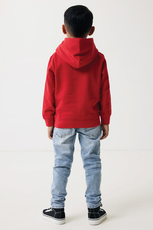 Kids recycled cotton hoodie with sidepockets - Custom Wood Designs