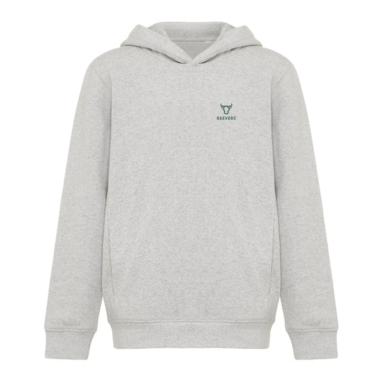 Kids recycled cotton hoodie with sidepockets - Custom Wood Designs