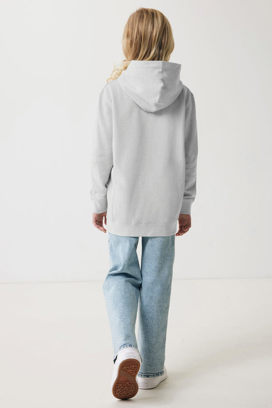 Kids recycled cotton hoodie with sidepockets - Custom Wood Designs