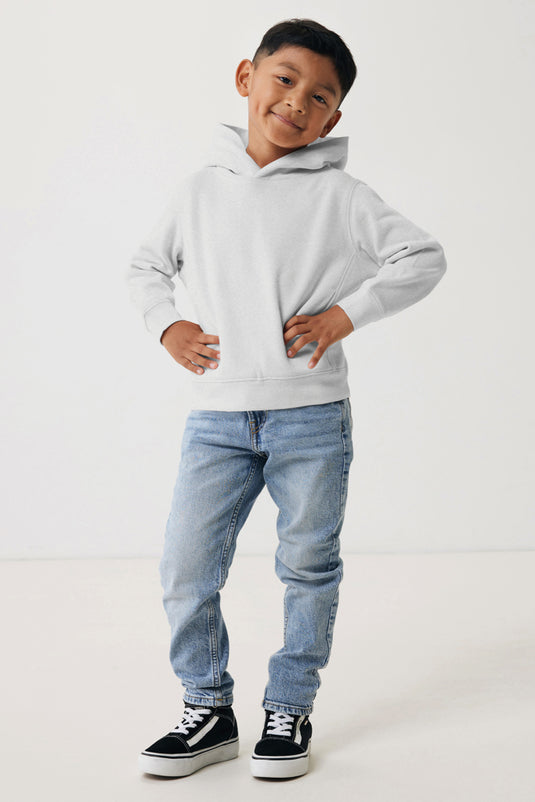 Kids recycled cotton hoodie with sidepockets - Custom Wood Designs