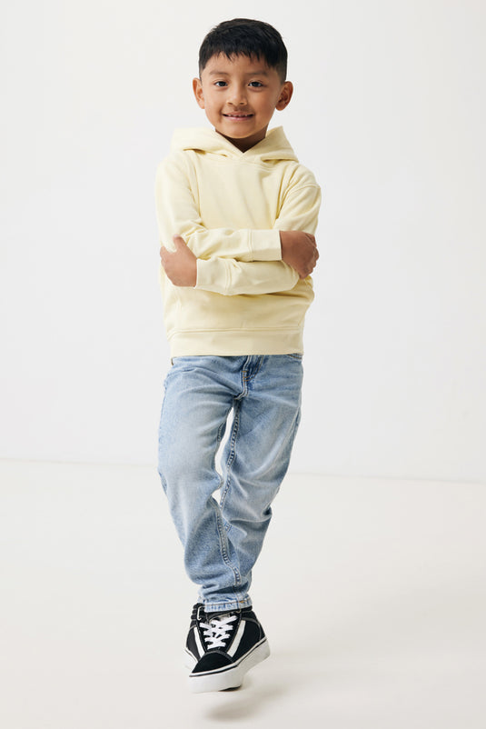 Kids recycled cotton hoodie with sidepockets - Custom Wood Designs