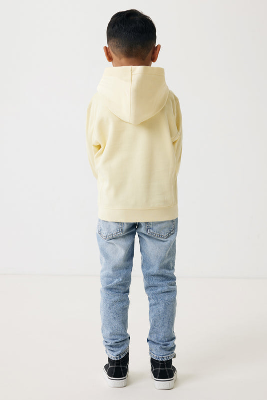 Kids recycled cotton hoodie with sidepockets - Custom Wood Designs