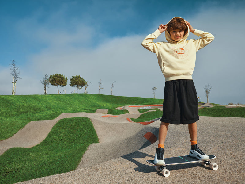 Load image into Gallery viewer, Kids recycled cotton hoodie with sidepockets - Custom Wood Designs
