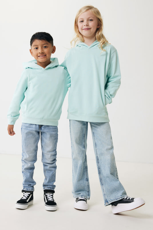 Kids recycled cotton hoodie with sidepockets - Custom Wood Designs