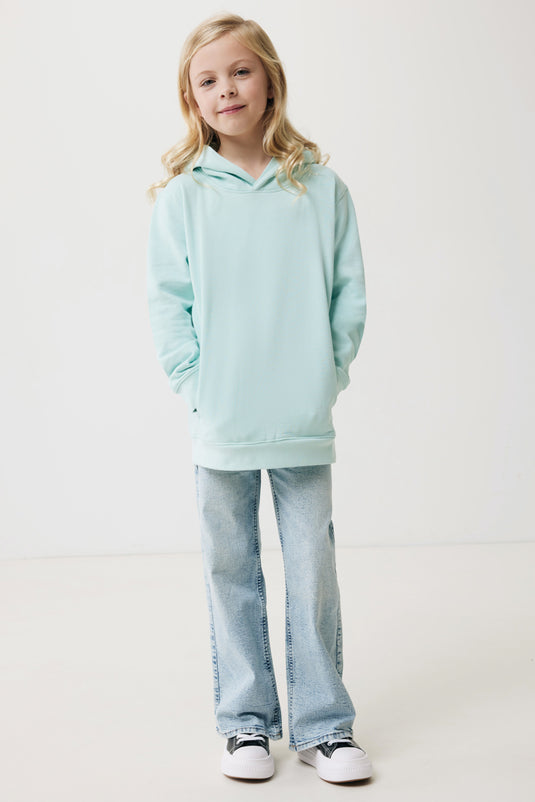 Kids recycled cotton hoodie with sidepockets - Custom Wood Designs