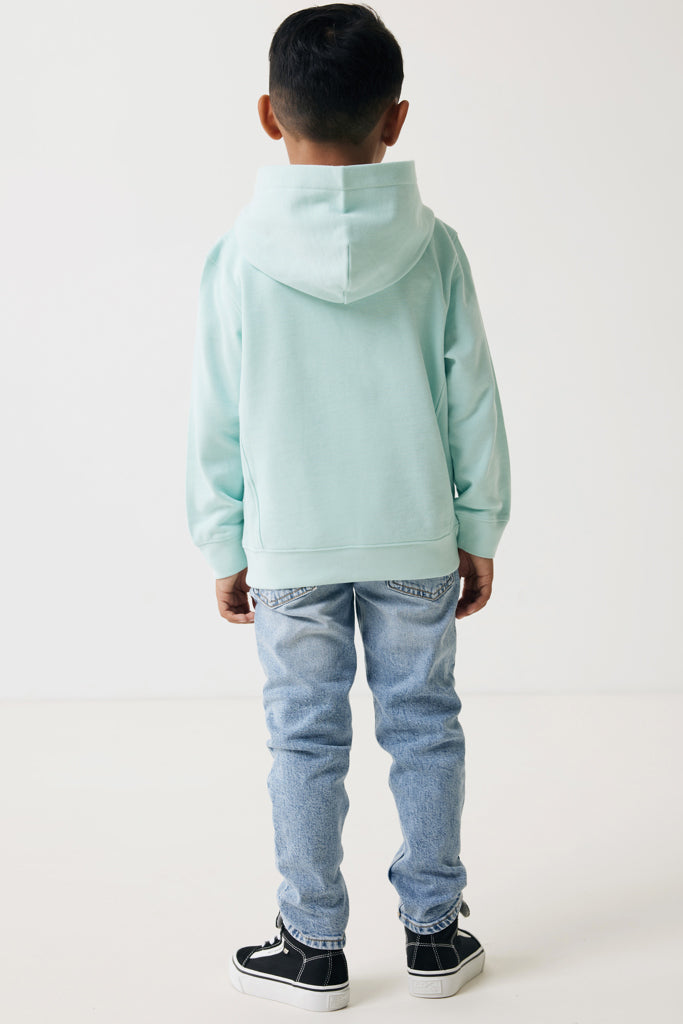 Load image into Gallery viewer, Kids recycled cotton hoodie with sidepockets - Custom Wood Designs
