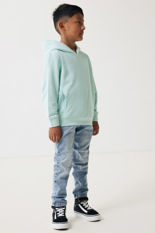Kids recycled cotton hoodie with sidepockets - Custom Wood Designs