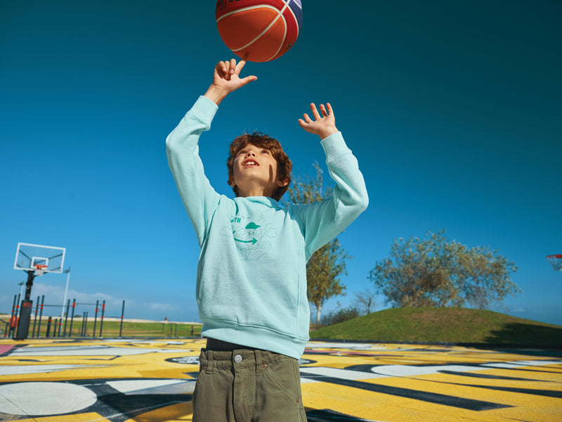 Load image into Gallery viewer, Kids recycled cotton hoodie with sidepockets - Custom Wood Designs
