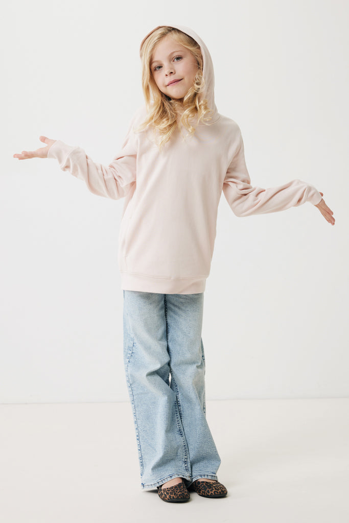 Load image into Gallery viewer, Kids recycled cotton hoodie with sidepockets - Custom Wood Designs
