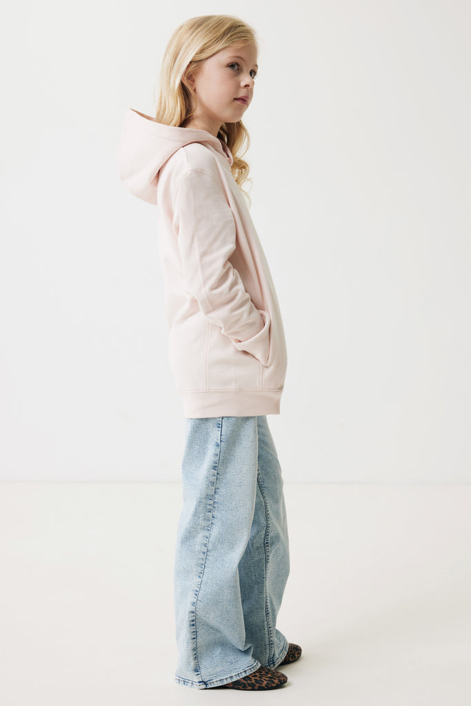 Load image into Gallery viewer, Kids recycled cotton hoodie with sidepockets - Custom Wood Designs
