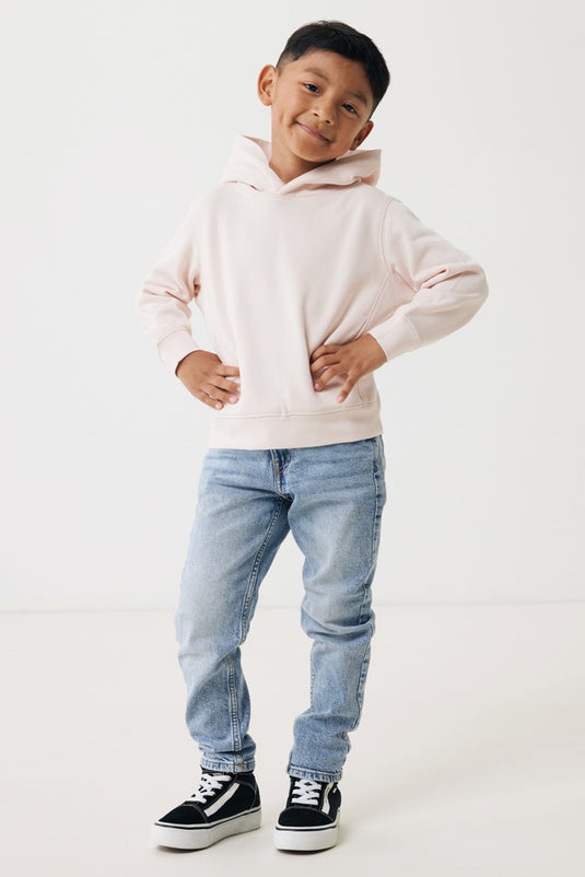 Kids recycled cotton hoodie with sidepockets - Custom Wood Designs