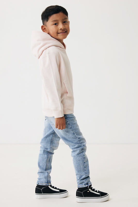Kids recycled cotton hoodie with sidepockets - Custom Wood Designs