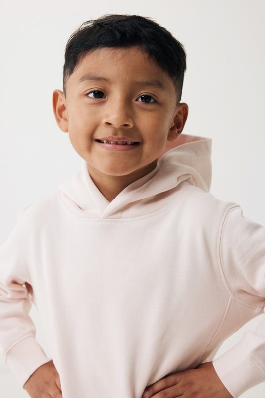Kids recycled cotton hoodie with sidepockets - Custom Wood Designs