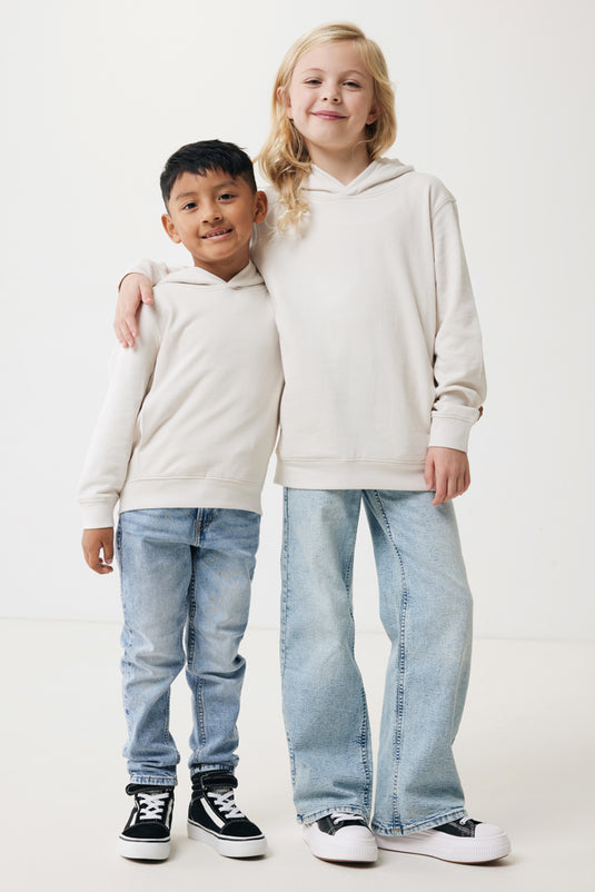 Kids recycled cotton hoodie with sidepockets - Custom Wood Designs