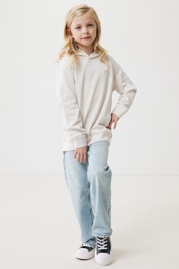 Load image into Gallery viewer, Kids recycled cotton hoodie with sidepockets - Custom Wood Designs
