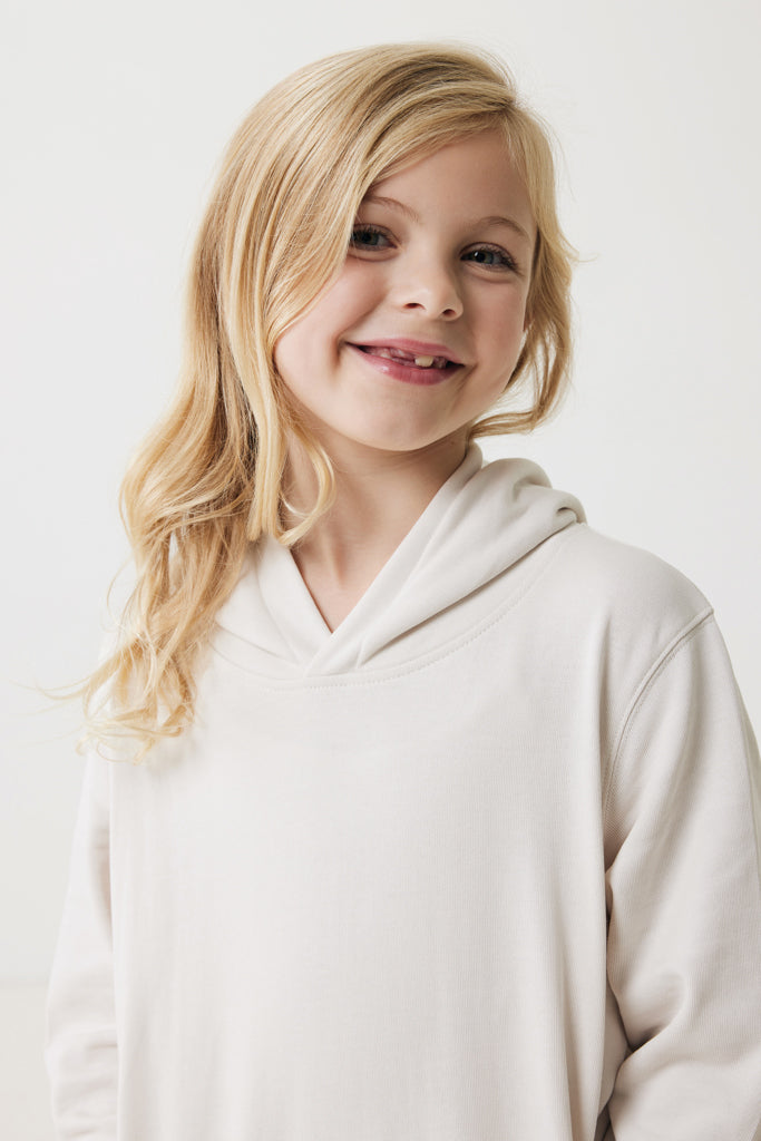 Load image into Gallery viewer, Kids recycled cotton hoodie with sidepockets - Custom Wood Designs
