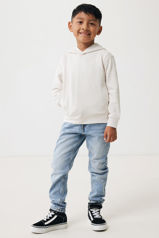 Kids recycled cotton hoodie with sidepockets - Custom Wood Designs