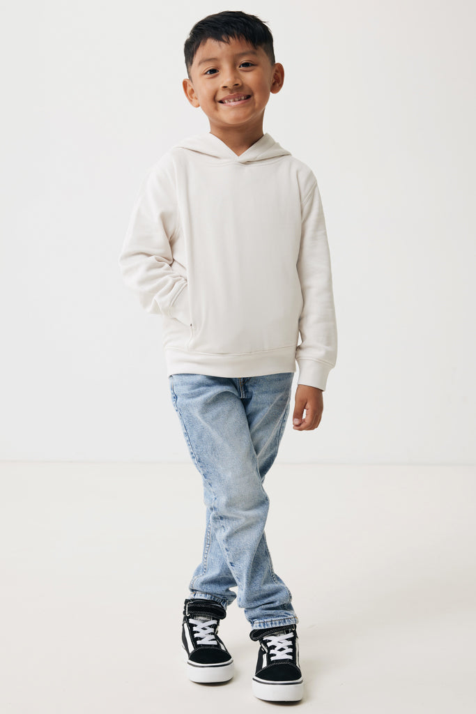Load image into Gallery viewer, Kids recycled cotton hoodie with sidepockets - Custom Wood Designs
