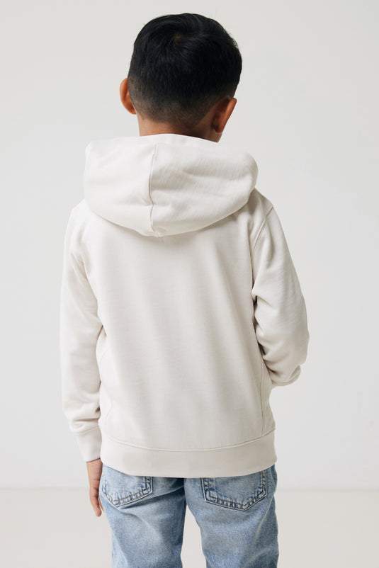Kids recycled cotton hoodie with sidepockets - Custom Wood Designs