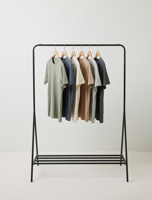 Manue recycled cotton t-shirt undyed - Custom Wood Designs