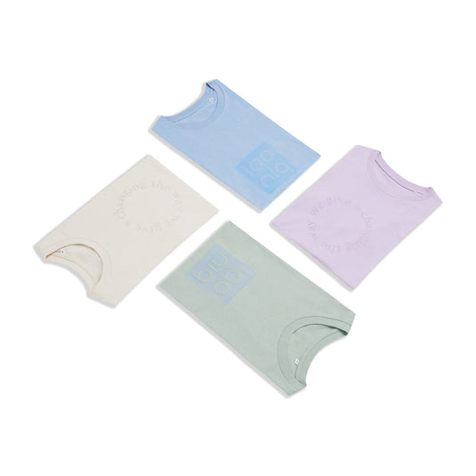 Manue recycled cotton t-shirt undyed - Custom Wood Designs