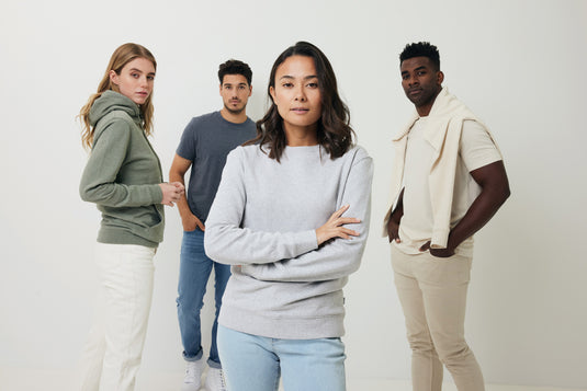 Manue recycled cotton t-shirt undyed - Custom Wood Designs