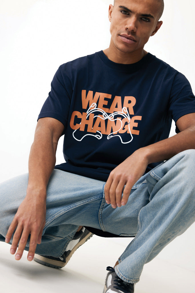 Load image into Gallery viewer, Kakad relaxed recycled cotton t-shirt - Custom Wood Designs
