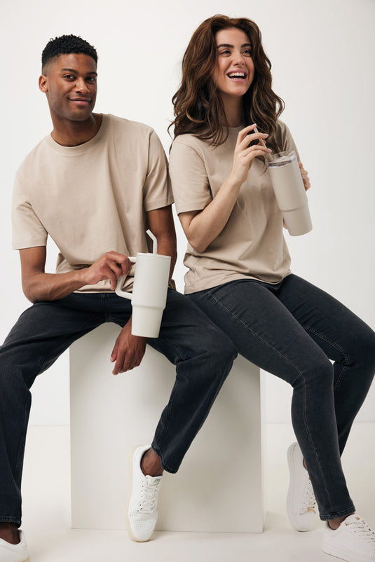 Kakad relaxed recycled cotton t-shirt - Custom Wood Designs