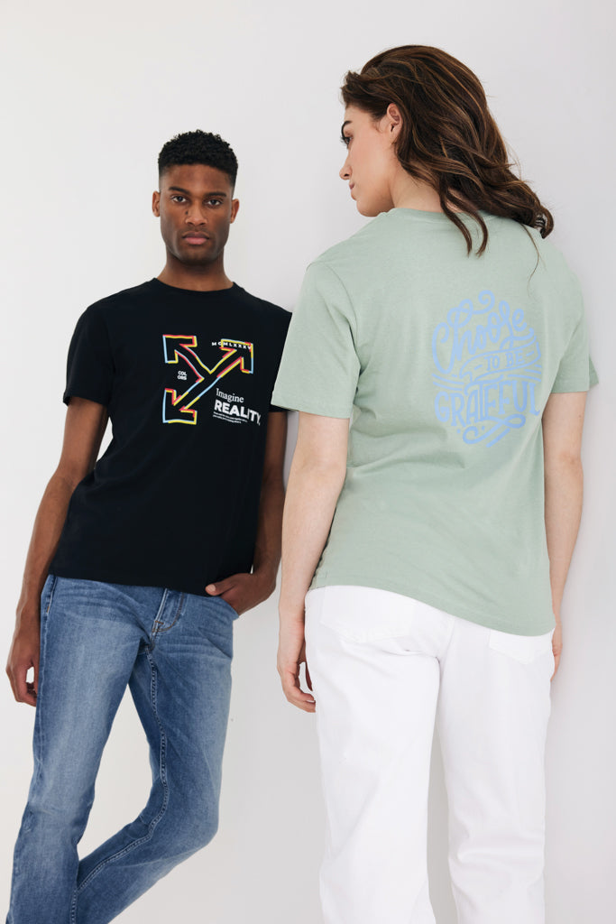 Load image into Gallery viewer, Sierr lightweight recycled cotton t-shirt - Custom Wood Designs
