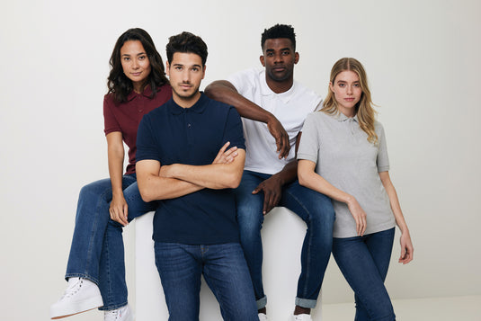 Yosemit recycled cotton pique polo - Custom Wood Designs