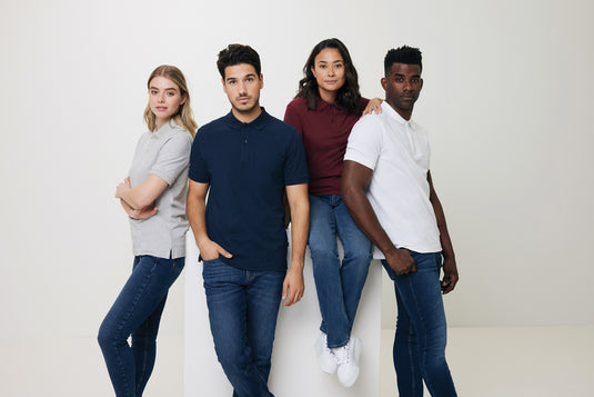 Yosemit recycled cotton pique polo - Custom Wood Designs