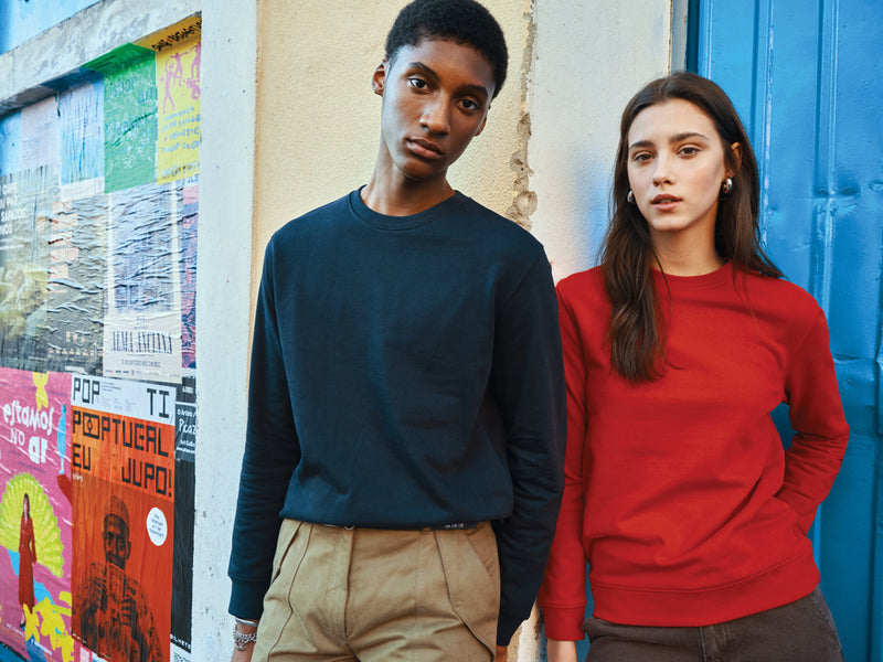 Load image into Gallery viewer, Zio recycled cotton crew neck - Custom Wood Designs
