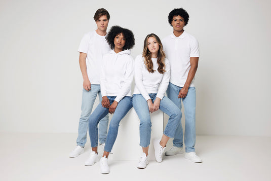 Zio recycled cotton crew neck - Custom Wood Designs