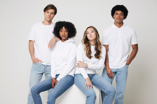 Zio recycled cotton crew neck - Custom Wood Designs