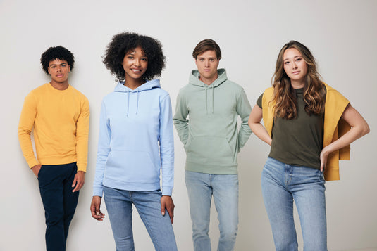 Zio recycled cotton crew neck - Custom Wood Designs