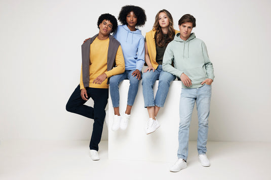 Zio recycled cotton crew neck - Custom Wood Designs