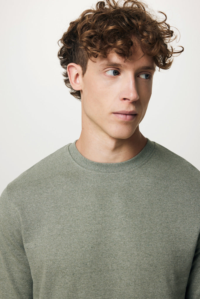 Load image into Gallery viewer, Denal recycled cotton crew neck undyed - Custom Wood Designs
