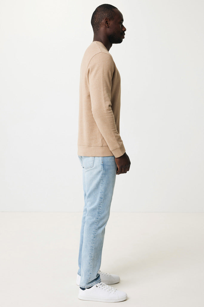 Load image into Gallery viewer, Denal recycled cotton crew neck undyed - Custom Wood Designs
