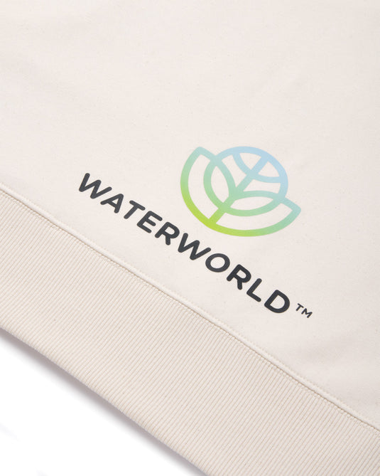 Denal recycled cotton crew neck undyed - Custom Wood Designs