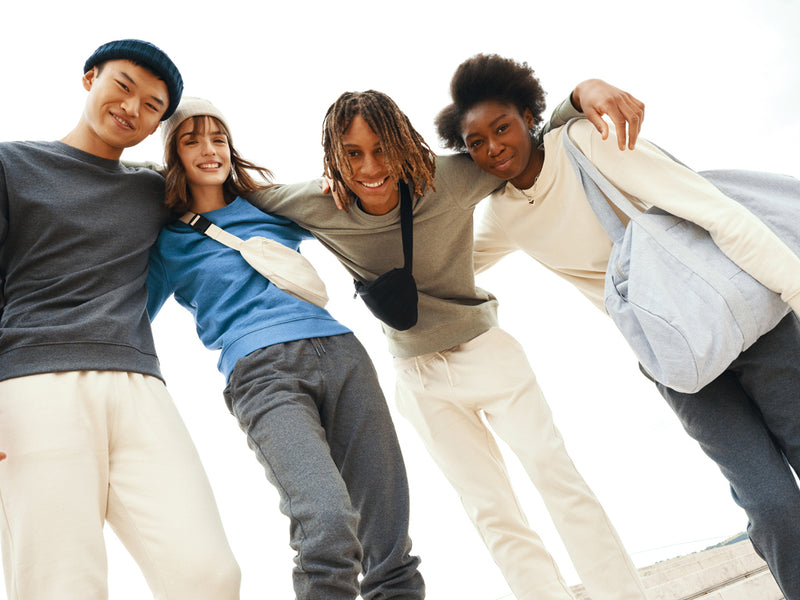 Load image into Gallery viewer, Denal recycled cotton crew neck undyed - Custom Wood Designs
