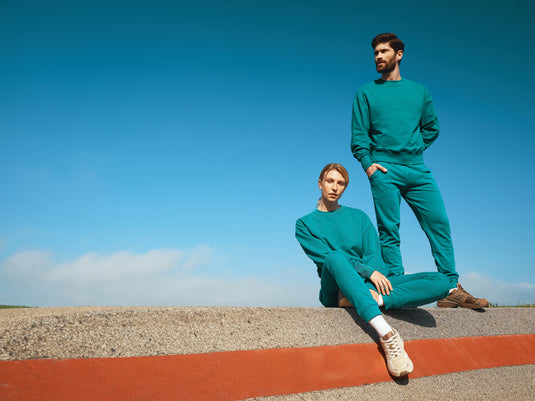 Kruge relaxed recycled cotton crew neck - Custom Wood Designs