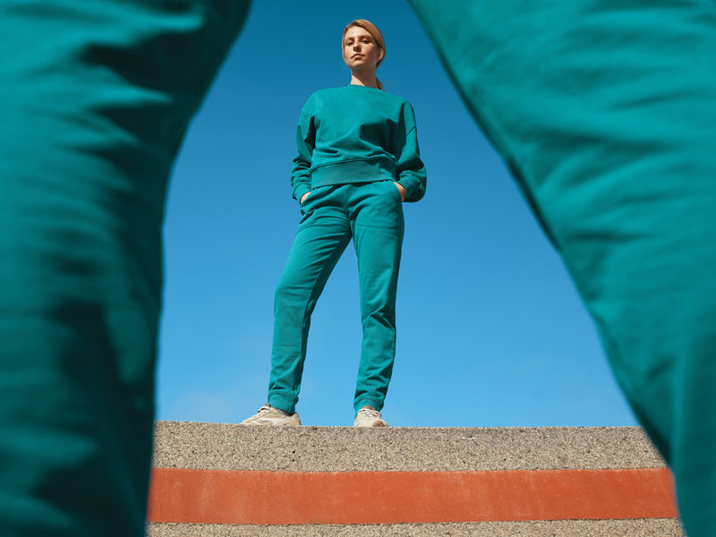 Load image into Gallery viewer, Kruge relaxed recycled cotton crew neck - Custom Wood Designs
