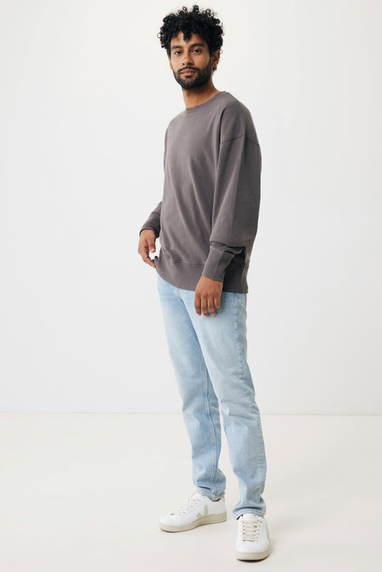 Kruge relaxed recycled cotton crew neck - Custom Wood Designs