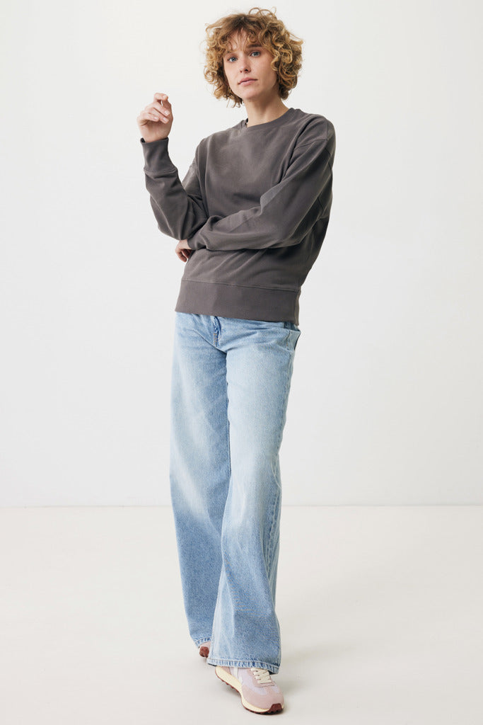 Load image into Gallery viewer, Kruge relaxed recycled cotton crew neck - Custom Wood Designs
