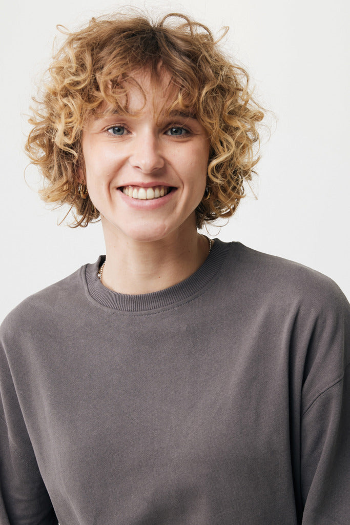 Load image into Gallery viewer, Kruge relaxed recycled cotton crew neck - Custom Wood Designs
