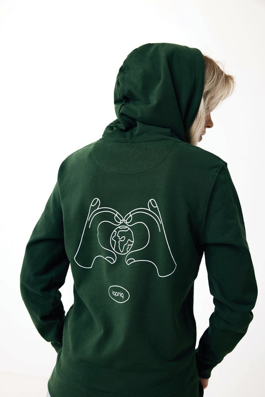 Jaspe recycled cotton hoodie - Custom Wood Designs