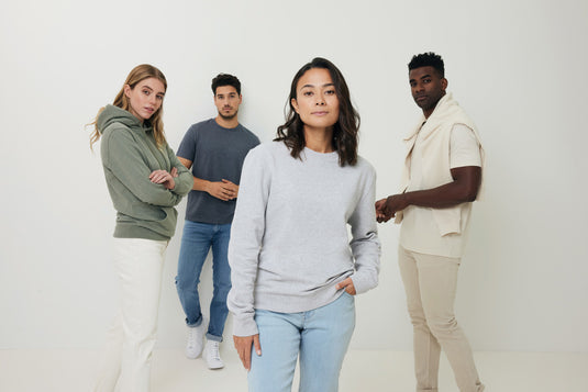 Torre recycled cotton hoodie undyed - Custom Wood Designs