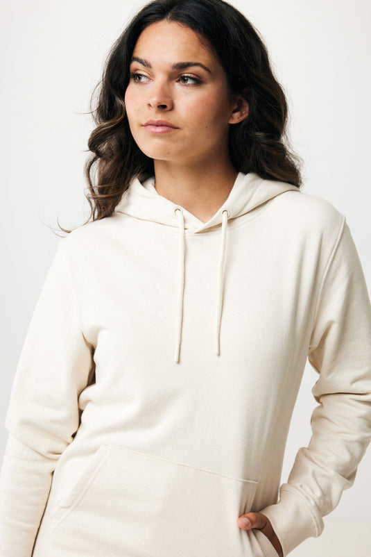 Torre recycled cotton hoodie undyed - Custom Wood Designs