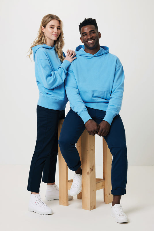 Yoh recycled cotton relaxed hoodie - Custom Wood Designs